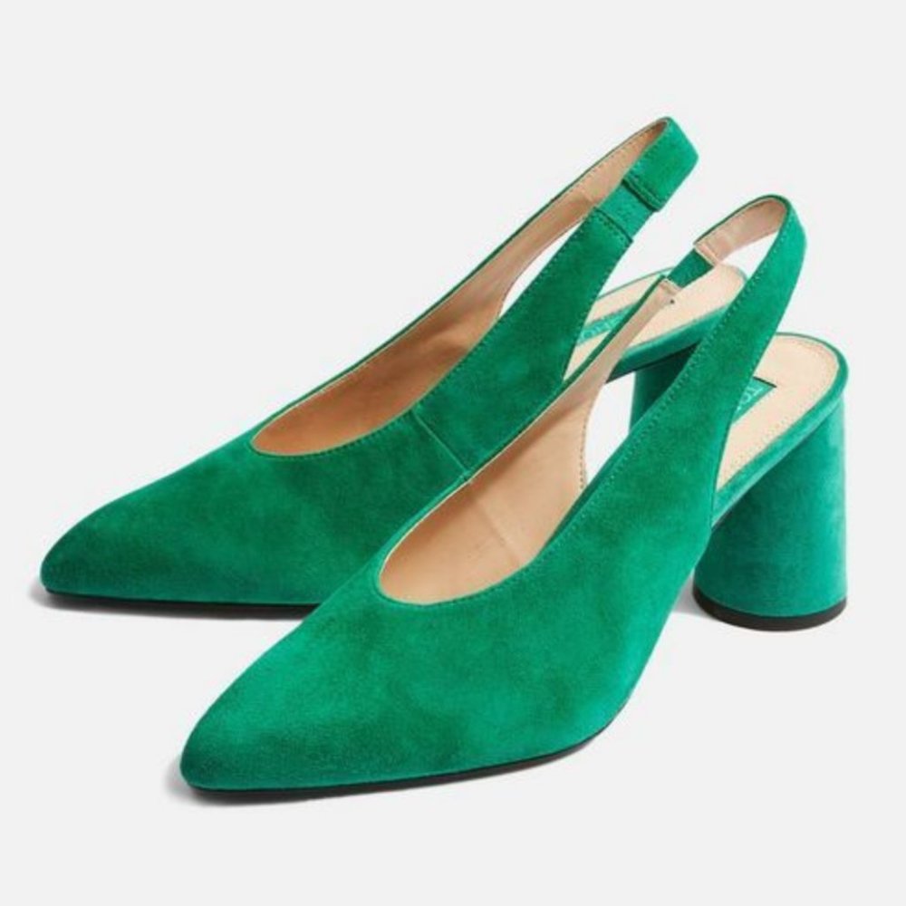 Topshop Sling Back Heels NWT